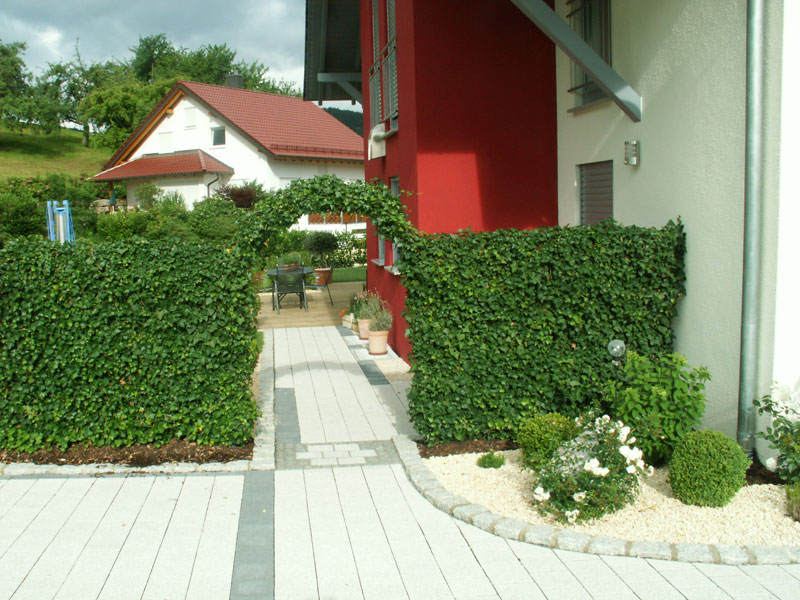 Nachher: Gestaltung einer Gartenanlage